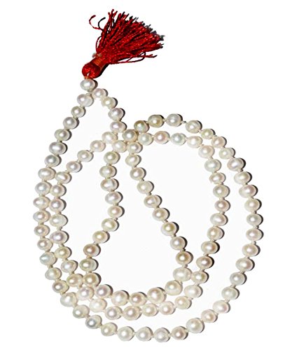 Knotted Mala Necklace, Meditation Beads 