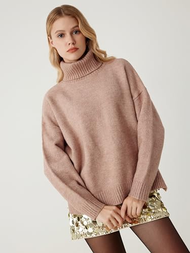 CIDER High Neck Knitted Long Sleeve Sweater3