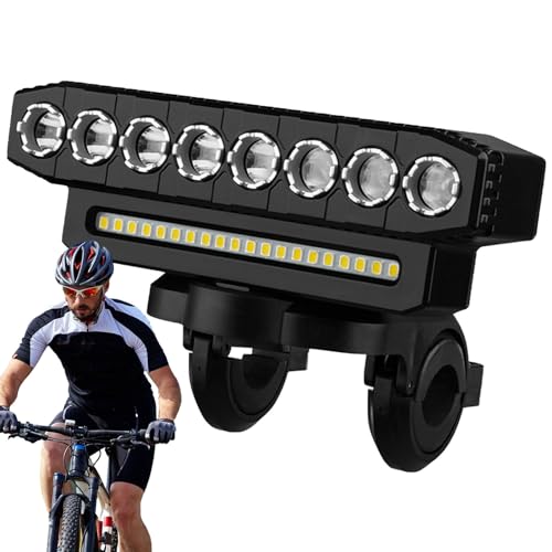 Povanjer Lampada Per Bicicletta, Luci Per Bicicletta | Luci Per Bici A Led Antiabbaglianti Da 500 Lumen Anteriori E Posteriori,Set Di Luci Per Bicicle