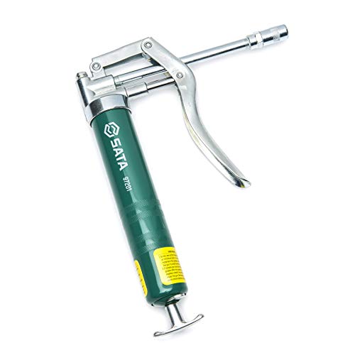SATA ST97201 Hand-Operated Pistol Grip Grease Gun, with a 100cc Canister and a High-Strength Steel-Cast Tip