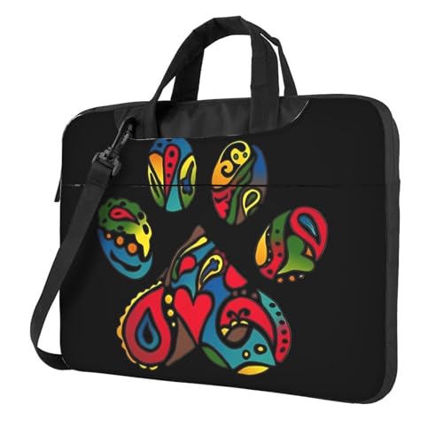 Sac ordinateur portable étanche à bandoulière housse PC colorée avec poignée de transport