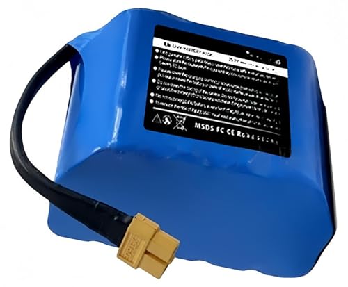 24V 4Ah 6S2P E-Bike Akkupack, Elektro Fahrrad Batterie 25.2V 4Ah Wiederaufladbarer Hoverboard-Akku Mit BMS Für 50W 100W 150W 200W Hoverboard-Motor 24V 4Ah,XT60