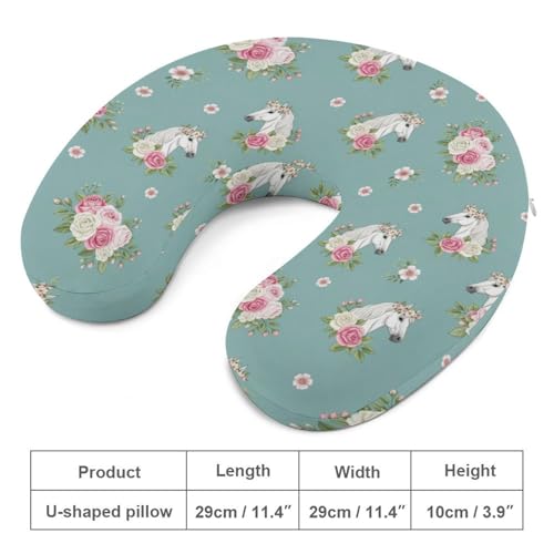 Almohada cuello en U espuma viscoelástica 29x29x10 cm miniatura 2