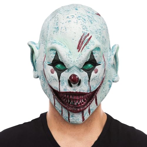 Mascarilla de miedo, máscara de Halloween,Máscara de realista | Sombrero completo de Halloween, máscara creativa para la fiesta de cosplay