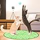 MplehDa 2 In 1 Simuliertes Interaktives Jagdkatzenspielzeug, Jagd Katze Matte Spielzeug, Simuliertes Interaktives Katzenball, Interaktives Katzenspielzeug Ball Matte Spielmatte für Katzen,
