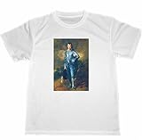 青衣の少年 ドライ Tシャツ トマス ゲインズバラ 名画 絵画 アート グッズ (JP, アルファベット, M)