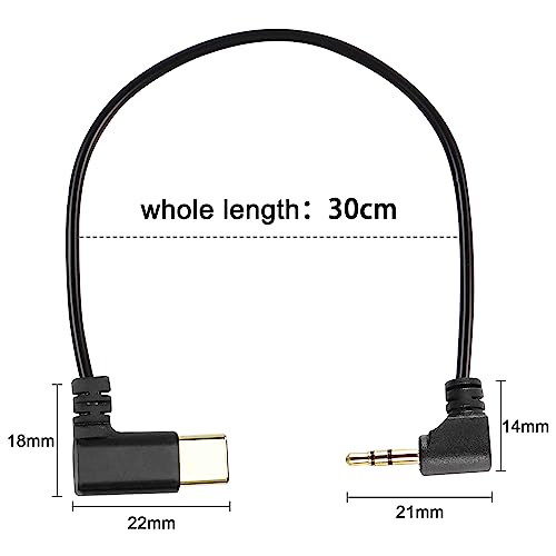 Cable USB-C a Jack 2.5mm 29 cm 2 piezas miniatura 2