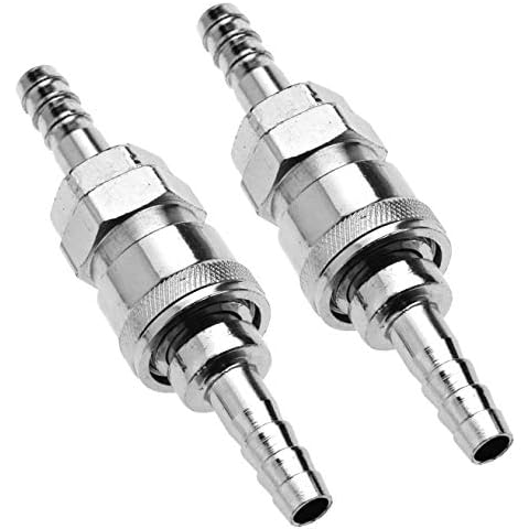 DULALA 4-Piece Gas Hose Nozzle Connector Quick Release Gas Hose Nozzle Coupling Connector 8mm For Caravan Motorhome Cover
