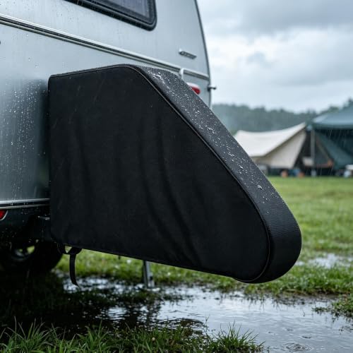 Cubierta de enganche impermeable con tejido transpirable para resguardar tu remolque 2