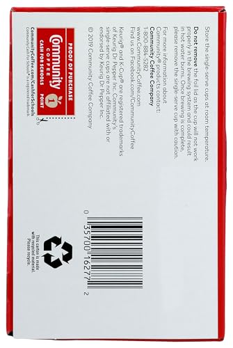 Image of Community Coffee French Vanilla Flavored 12 Count Keurig K-Cup Coffee Pods, Medium Roast, 12 Count (Pack of 1)