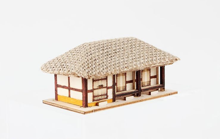 Amazon | Youngmodeler Hobby 木製モデルキット ミニ 1/150 茅葺き屋根