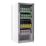 EdgeStar VBR240 Stainless Steel 22 Inch Wide 8.6 Cu. Ft. Commercial Beverage Merchandiser with Temperature Alarm