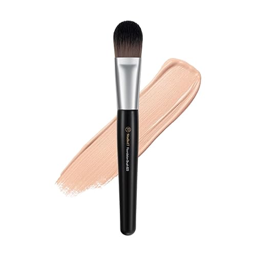 Brocha de base para maquillaje Brocha de maquillaje profesional con cerdas sintéticas de primera calidad Brochas de maquillaje coreanas impecables