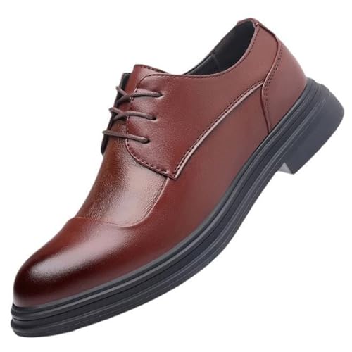 YZABEL Classic Lace-up Formal Tuxedo Shoes Business Oxford Shoes Fashion Slip-On Round Toe Walking Office Loafers Work Flats