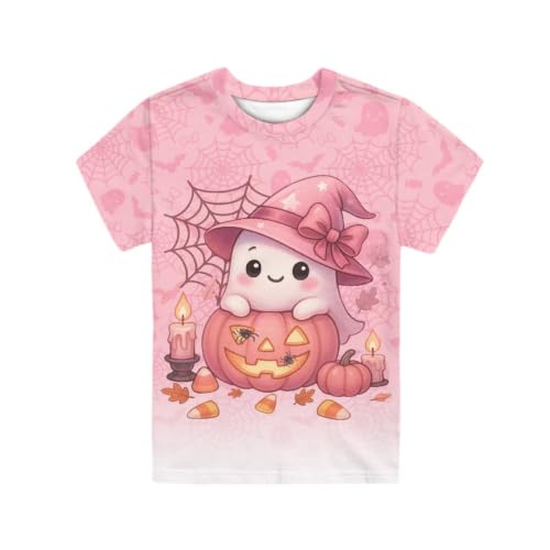 Image of Xhuibop Kids T Shirts for Boys Size 3-16 Girls Short Sleeve Sportswear Active Tops