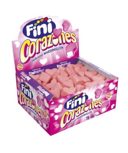 Fini Golosinas - Nubes Clouds Corazón Chocolate Fresa 730 g