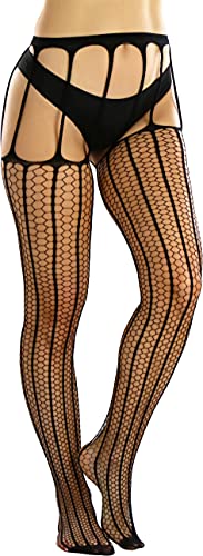 Image of ToBeInStyle Women's Suspender Pantyhose