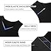 JARAZIN Women Chest Binder for Transgender FTM Cotton Pullover V Neck Binder Bra Tomboy Breast Binder Tank Top (Small, Black)