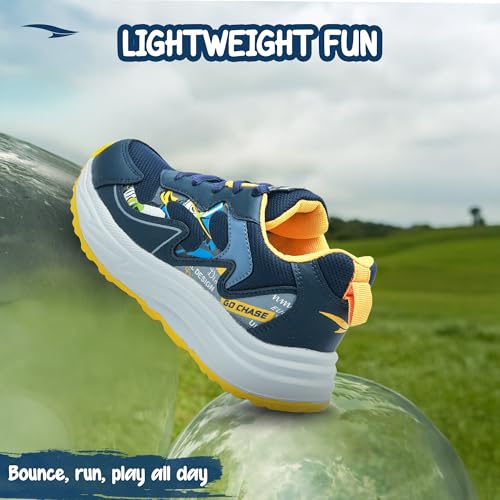 Image of ASIAN Adventure-52 Kids Shoes | Lightweight Sporty Kicks, Breathable Running Shoes, Secure Fit with Memory Foam Technology, Durable Grip Outsole | Stylish Sports Shoes for Boys & Girls