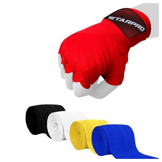 Starpro Boxbandagen | Elastische Boxbandagen mit Daumenschlaufe | 2,55m, 3,5m und 4,5m | Für MMA, Kickboxen, Boxen Sport und Kampfsport | Herren, Frauen & Kinder | Langlebige Handgelenk Bandagen