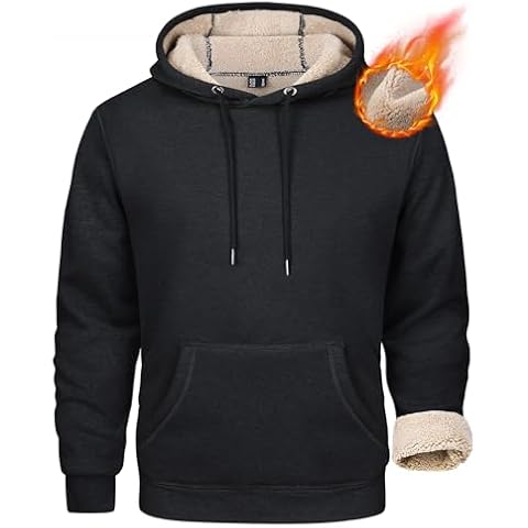 MAGCOMSEN Sherpa Fleece Hoodie Cover