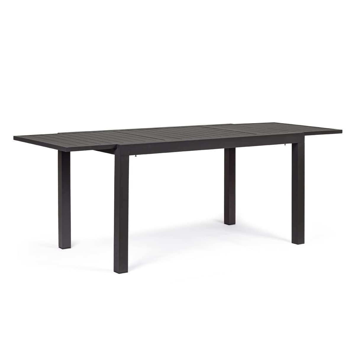 Yellow shop - HILL Tavolo da giardino rettangolare allungabile per esterno in alluminio L140/210xP90xH75 cm Antracite, Bianco o Coffee (Antracite)