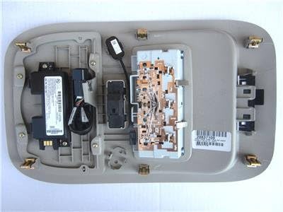 General Motors OEM 2011 Chevy Volt Gray Overhead Center Console With Parking Assist Dome Light