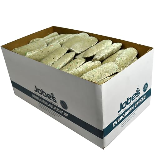 Jobe’s Slow Release Evergreen Fertilizer Spikes, Easy Plant Care for Cypress, Arborvitae, Pine, Cedar, and Many More Acid Loving Trees, Bulk 160 Count