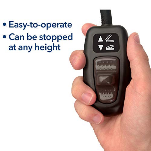 Carex Premium Power 20 inch Chair Lift for Stand Assist - Chair Lift Assist Devices for Easy Lift Assist - Fully Electric Power Seat for 100% Sit to Stand Lift Supports up to 300 lbs