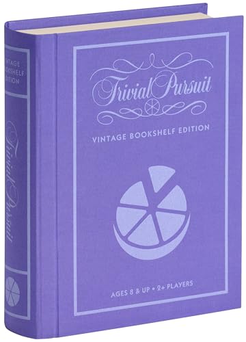 Trivial Pursuit Vintage Bookshelf Edition juego de mesa trivia miniatura 1