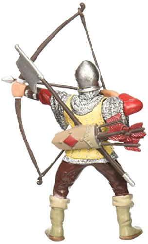 Papo 39384 Red Bowman Tiere Figur, GoT Burg Winterfell Bausteine Burg Ritterburg 2217 Klemmbausteine, 9x5x9 Centimeters – Bild 3