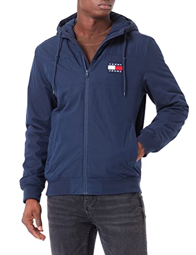 Tommy Jeans Herren TJM Fleece Lined Shell Jacket DM0DM14452 Gepolsterte...