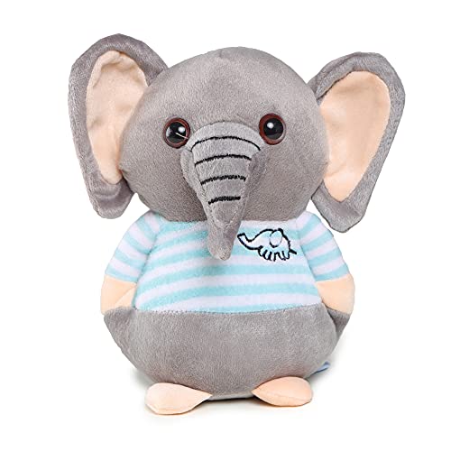 Webby-Soft-Animal-Plush-Elephant-Toy-20cm-Blue