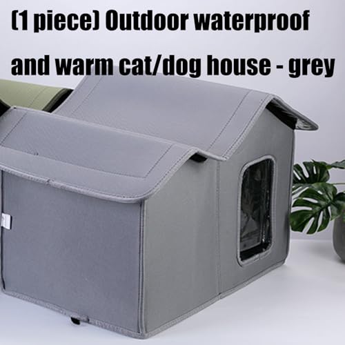 Niche pour chat extérieure thermique pour protéger les animaux du jardin et du balcon - 6