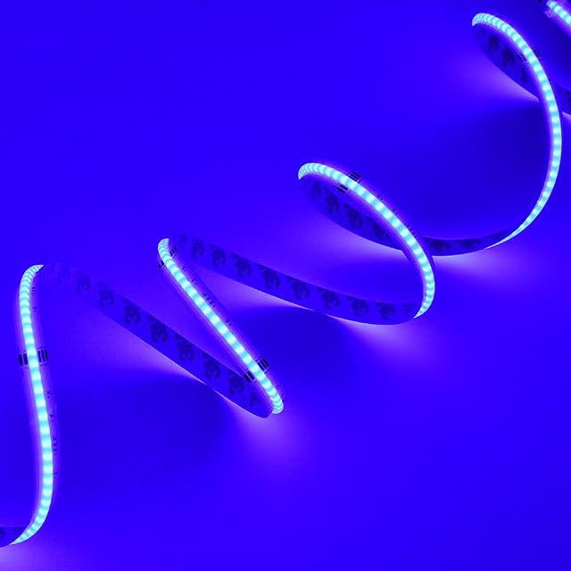 Tira LED flexible RGB y blanco cálido 16.4 pies 24V 68W miniatura 6