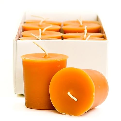 Spiced Pumpkin Scented Votive Candles - 12 Pack