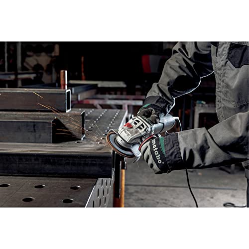 Image of Metabo 4-1 /2-5-Inch Angle Grinder, 11 Amp, 11,000 RPM, Lock-on Slide Switch, Made in Germany, W 11-125 Quick, 603623420, Green