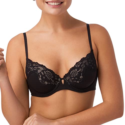 Maidenform Women's Comfort Devotion Your Lift Underwire Bra With Lace Trim, Convertible Straps