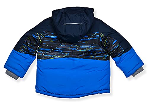 Image of Arctic Quest Boys' Bib Snow Pants and Ski Jacket Water-Resistant Snowsuit For Kids Winter Hooded Jacket, Night Print, 18M