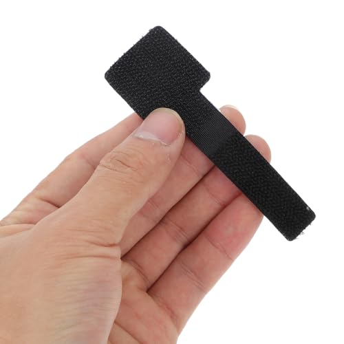 Ipetboom 10 piezas reutilizables de bridas adhesivas para cables, organizadores de cables para carga, correas fáciles para sujetar cables, gestión para hogar y oficina miniatura 3