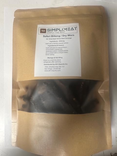 SimpliMEAT CHilli Bites Air-Dried, Sugar-Free, Dairy-Free, Paleo, Keto 2 by 8oz 1LB