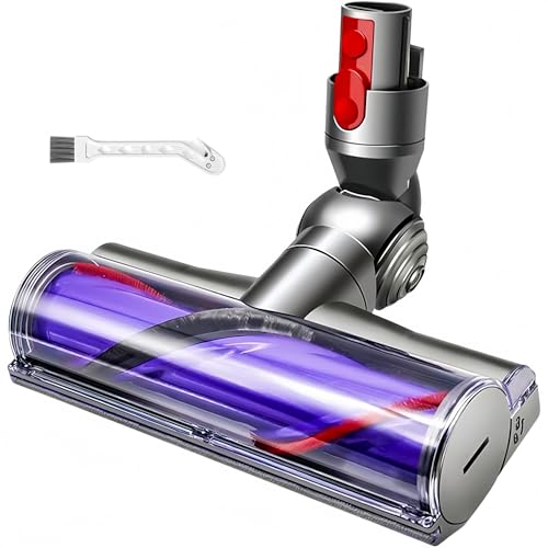 Direct Drive Motorhead for Dyson V7 V8 V10 V11 V15 Vacuum Cleaner Anti-Tangle Brush Floor Tool Replacement Attachment for SV10 SV12 SV14 SV15 Animal Absolute Motorised Carpet & Hard Floor Head