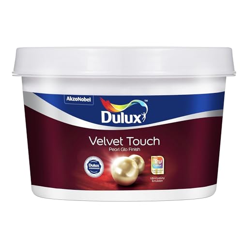 Image of Dulux Velvet Touch Pearl GLO Interior Emulsion Paint (200 Ml, White)- Luxurious soft-sheen wall paint, highly durable, washable, rich, intense colors, with 6-year warranty