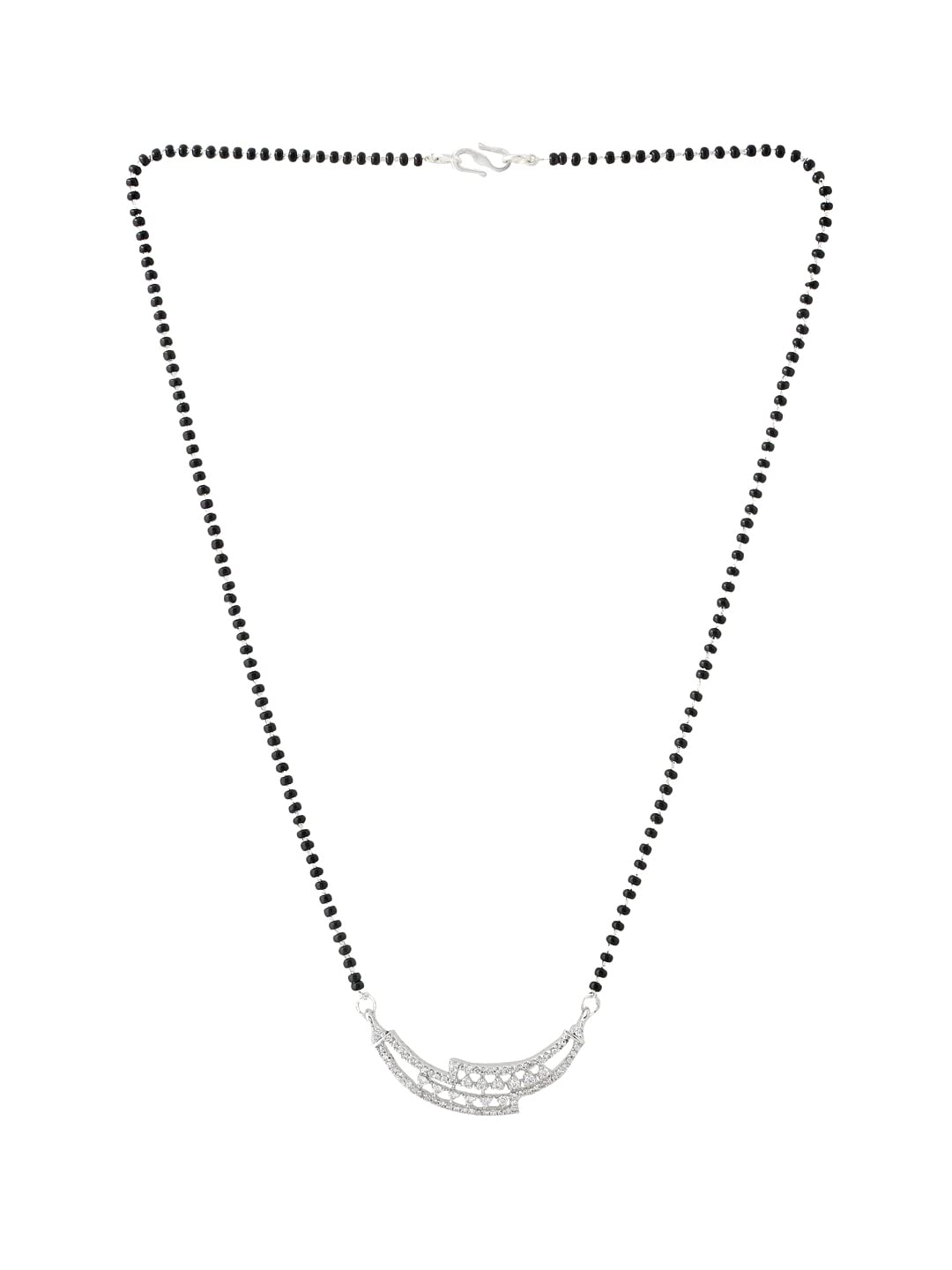 AD American Diamond Studded Beads Mangalsutra