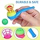Toyvian 20 Stück Puste Ball Spiel Pustespiel Pfeife Atemtrainer Lungentrainer Pusteball Schwebender Ball Kinderspielzeug für Geburtstag Party Gefälligkeiten Zufällige Farbe