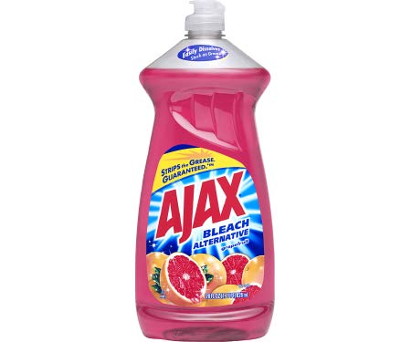 Image of Ajax Dish Detergent, Grapefruit Scent, 28 oz Bottle 9 /Carton