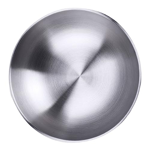 DECORNIJIA Cuenco Doble Acero Inoxidable Bowl Sopa y Ramen Capacidad Grande Resistente para Cocina Hogar