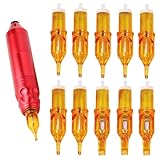 HOINCO 50 aghi per cartuccia tatuaggio, diverse dimensioni miste, Round Liner Shader Magnum 12 Standard 3RL 5RL 7RL 9RL 3RS 5RS 5RM 7RM 5M1.