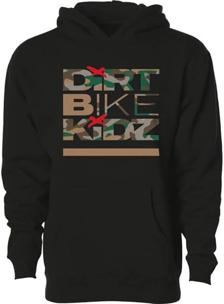 Classic CAMO Youth Hoodie Black YX
