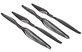 4PCS 18x5.5 Carbon Fiber Propellers 1855 (2 Clockwise / 2 Counter-Clockwise)